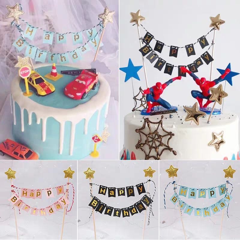 Que Trang Trí Bánh Kem Chữ Happy Birthday