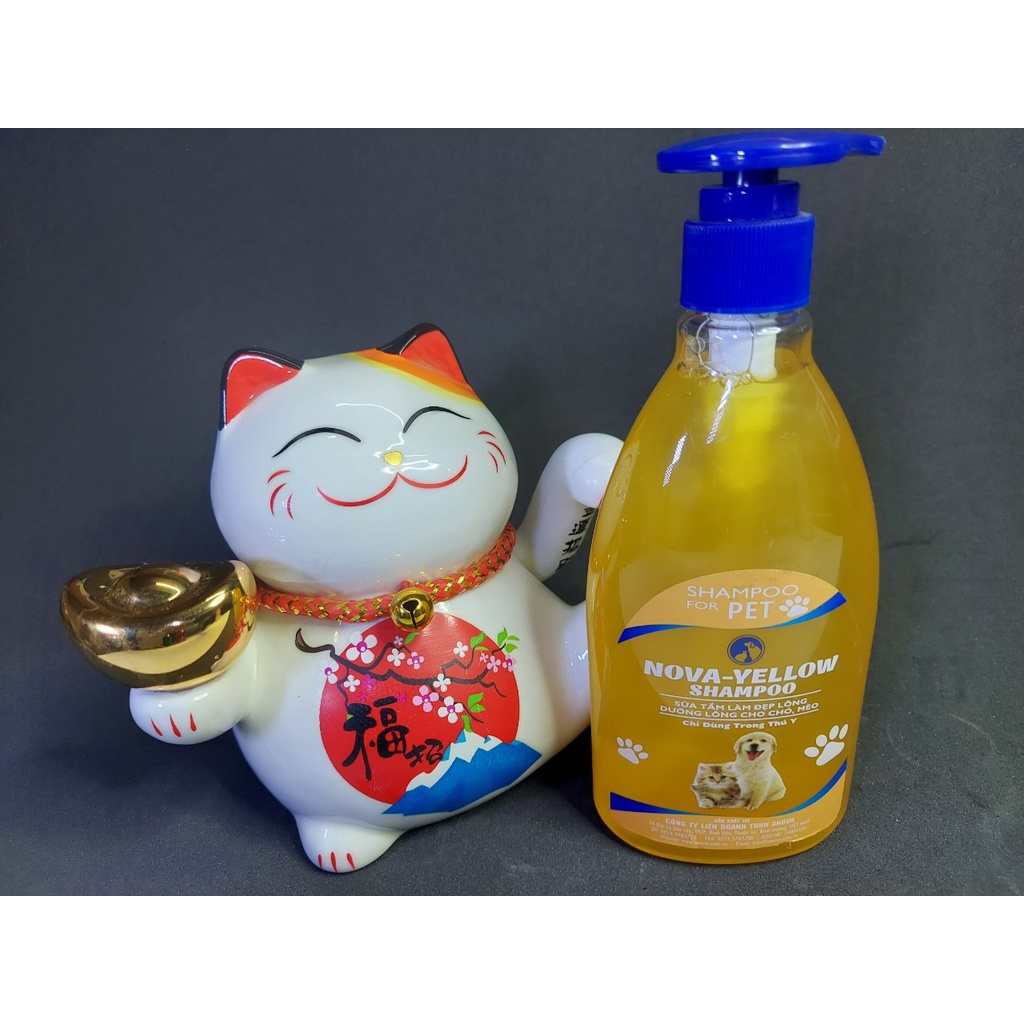 [CHÍNH HÃNG] Xà phòng tắm ANOVA YELLOW thơm mượt lông cho chó mèo chai 300ml