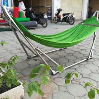 Võng xếp inox gấp gọn