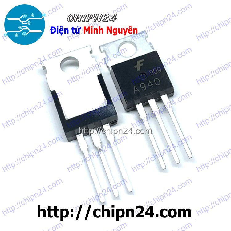 [2 CON] Transistor A940 TO-220 PNP 1.5A 150V (2SA940 940)