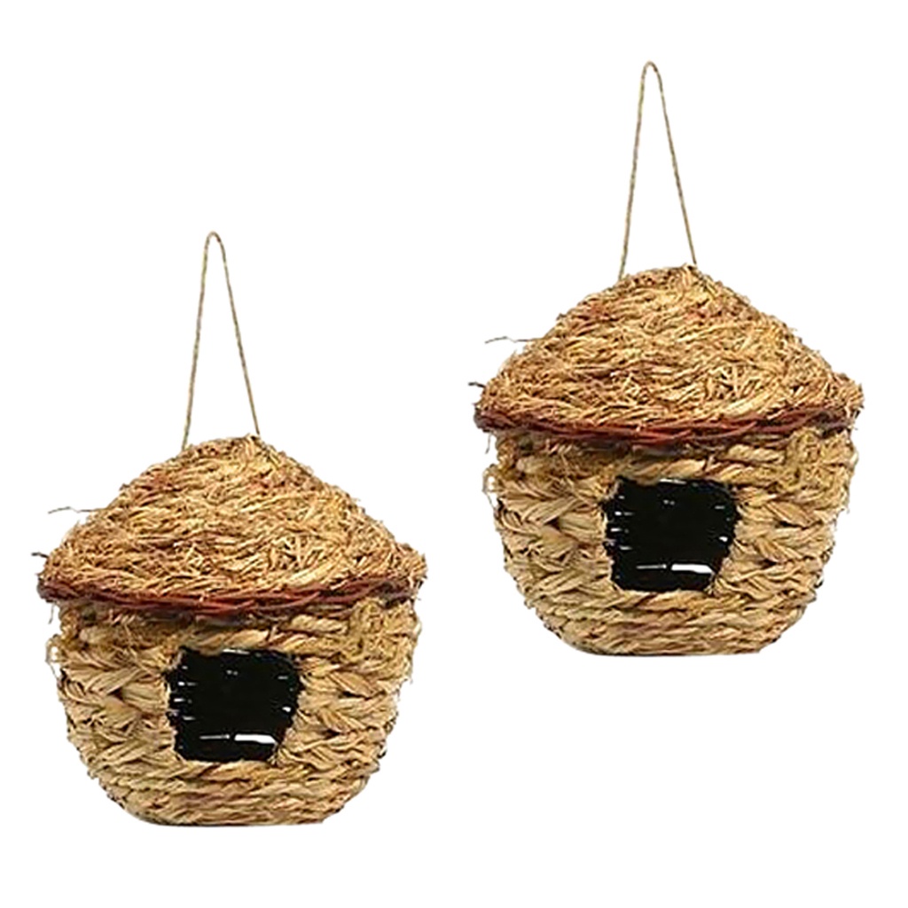 [Lzdhuiz] Cửa Hàng Bong Bóng 61 Ngôi Nhà Cỏ Hoang Dã 12cm Handmade Có Thể Xoay Được