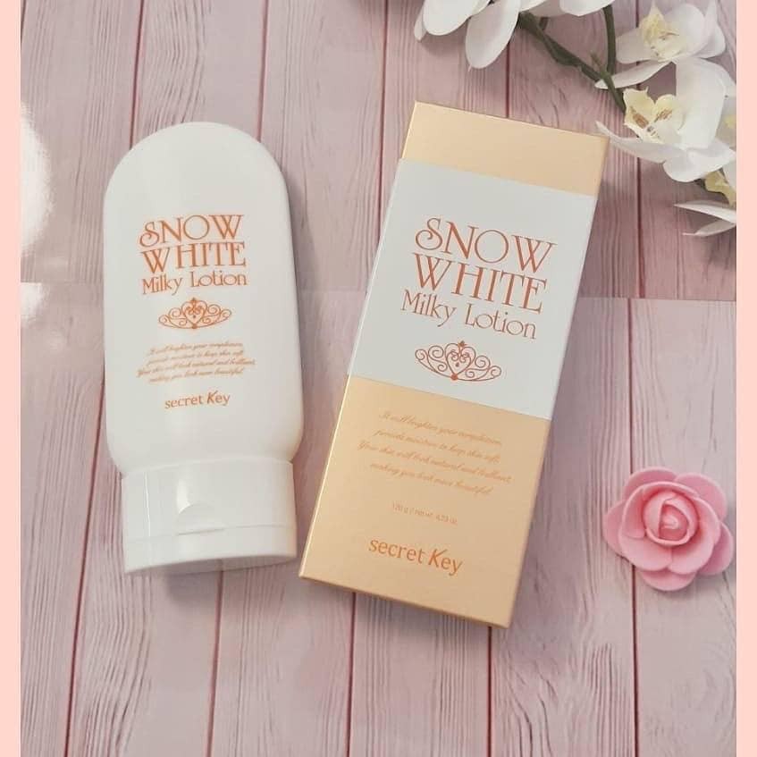 Sữa Dưỡng Thể Trắng Da Secret Key Snow White Milky Lotion 120g