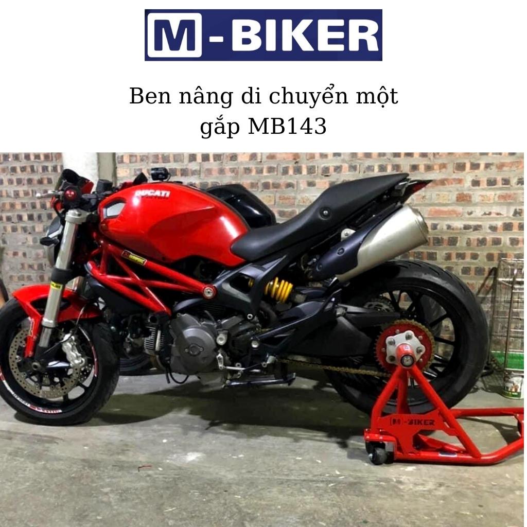 Ben nâng di chuyển moto một gắp chuyên dụng MB143 chính hãng Mbiker
