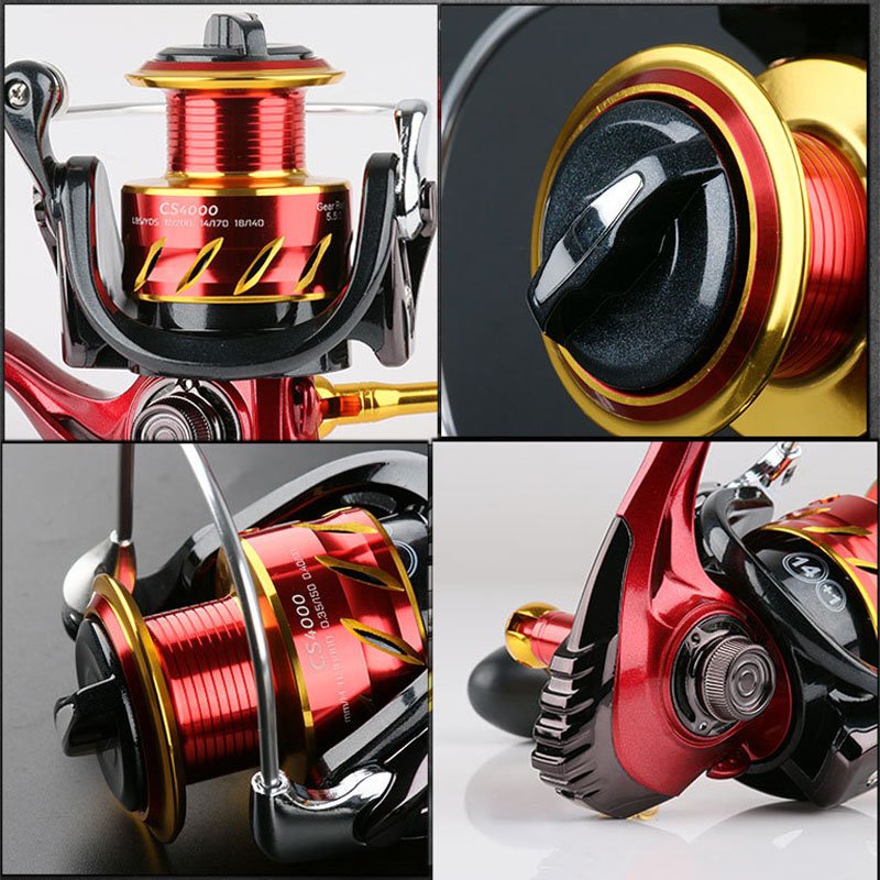 Máy Câu Cá Kim Loại Deukio CS Máy Câu Đứng 1000 Đến 7000 Chuyên Câu Lure