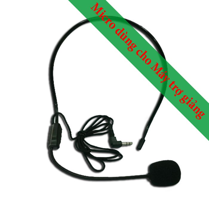 Microphone cho máy trợ giảng Shidu, Camac, Unizone.v.v. dây dài 1 mét