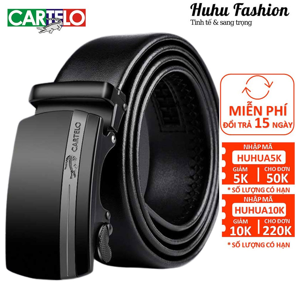 Thắt lưng da Cartelo cao cấp TL-111h