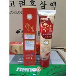 Kem Đánh Răng Chiết Xuất Hồng Sâm Nano Hàn Quốc Chống Viêm Nướu, Bảo Vệ Men Răng 150g