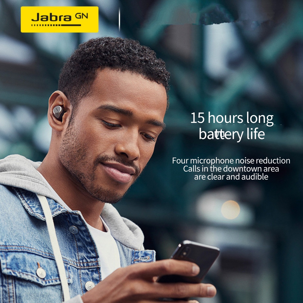 Jabra Elite Hoạt Động 75t Không Dây Bluetooth Tai Nghe Thích Hợp Cho Tất Cả Các Điện Thoại Thông Minh Kết Nối, giảm tiếng ồn Bass Nặng Dolby Surround Hiệu Ứng Âm Thanh Stereo