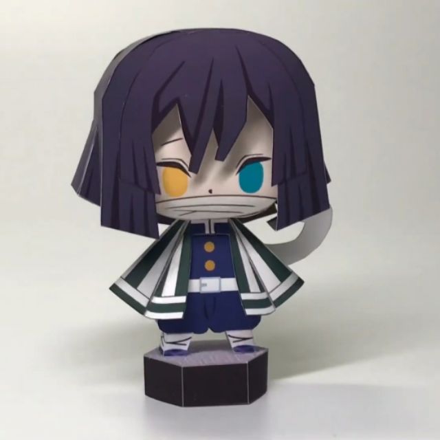 Mô hình giấy anime Xà Trụ Iguro Obanai