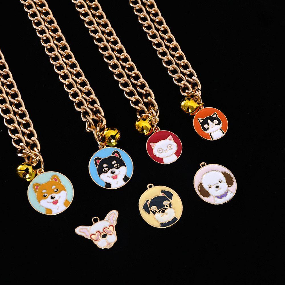 Vòng Cổ Mặt Hoạt Hình LAYOR1 Dành Cho Thú Cưng|Dây Chuyền Xích Thời Trang Cá Tính
