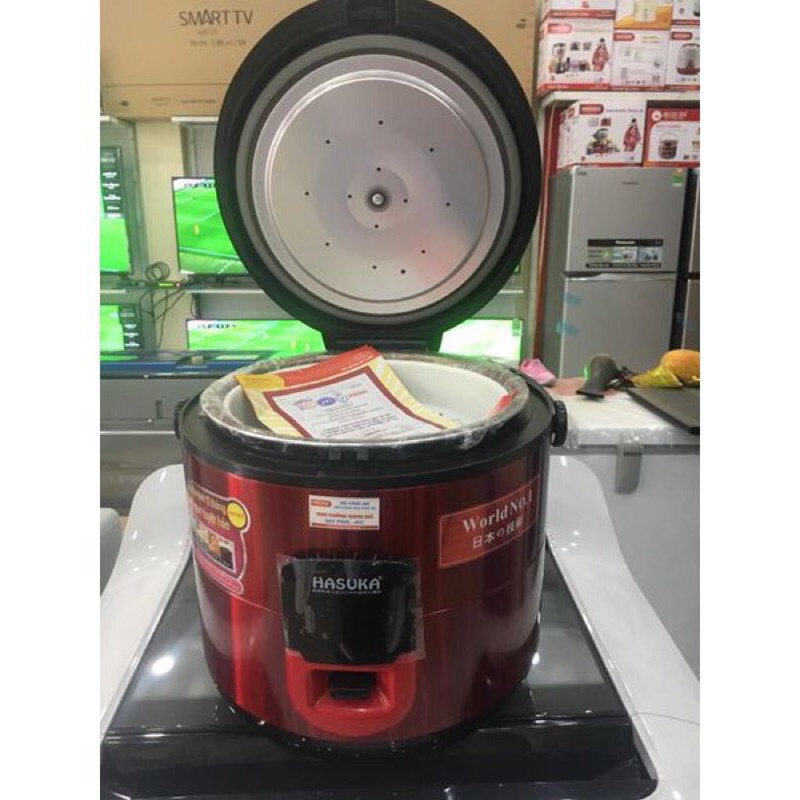 Nồi cơm Hasuka HSK-869 Nhật bản. Lòng chống dính creamic ngon cơm