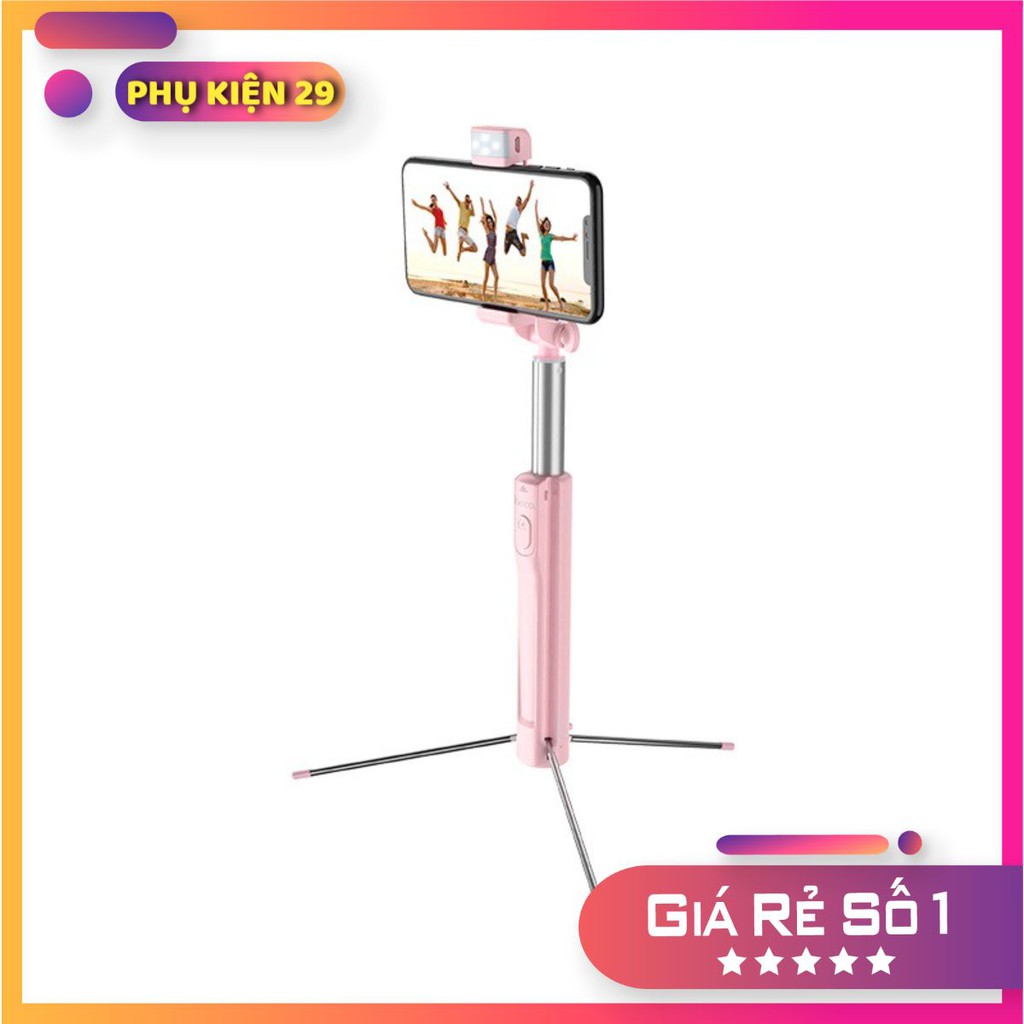 Gậy Tự Sướng Hoco K10A Có Giá Tripod, Đèn Led Hổ Trợ Chụp Selfie, Nút Bluetooth Giá tốt nhất