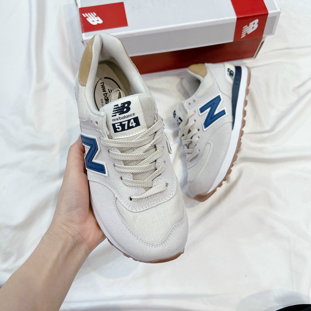 Giày NB 574 Classic Grey Blue- Xanh than Bản Cao cấp | BigBuy360 - bigbuy360.vn