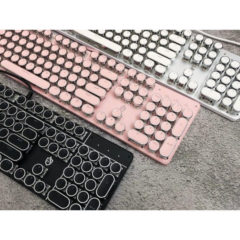 BÀN PHÍM CƠ HJK900 NÚT TRÒN LED