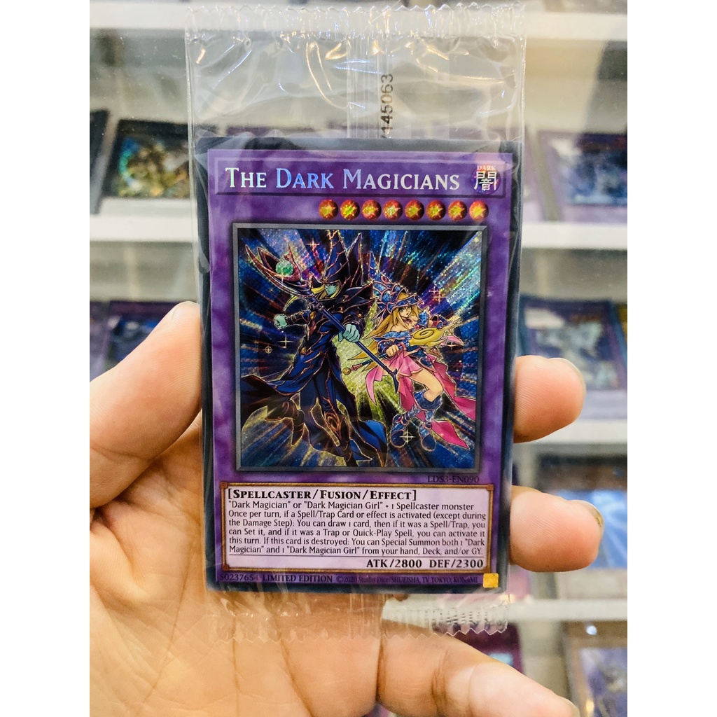 Thẻ Bài YugiOh! Mã LDS3-EN090 - The Dark Magicians - Secret Rare - 1st Edition