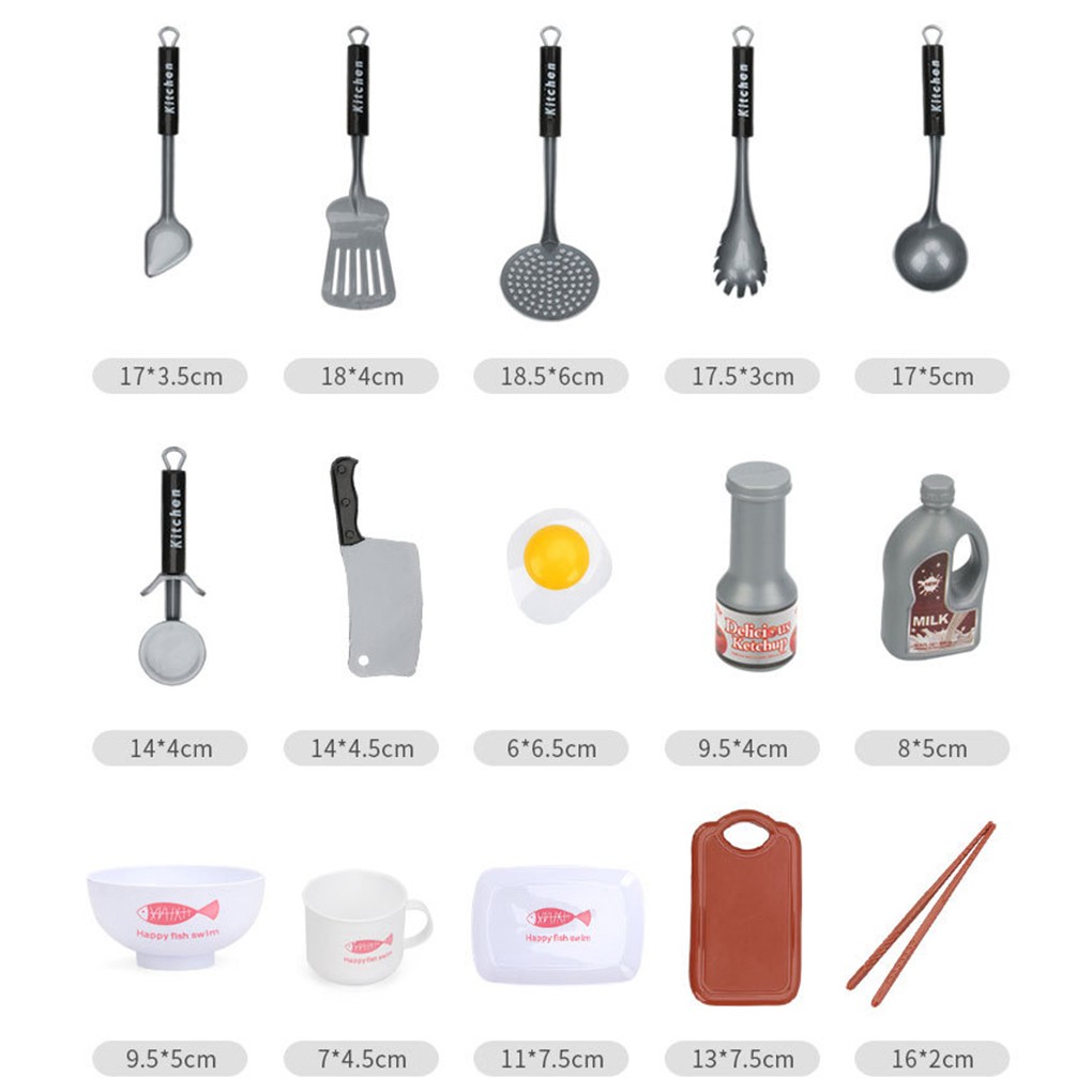 Bộ đồ chơi nhà bếp giả vờ dành cho bé