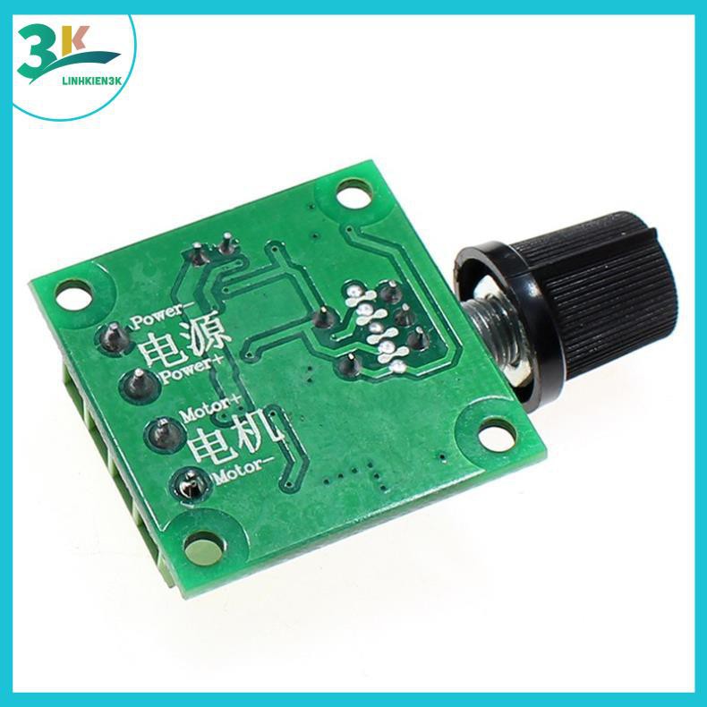 Mạch Điều Chỉnh Tốc Độ PWM  1.8V 3V 5V 6V 12V 2A  Điều Tốc DC1.8-15V 2A DK02 Mạch DK02