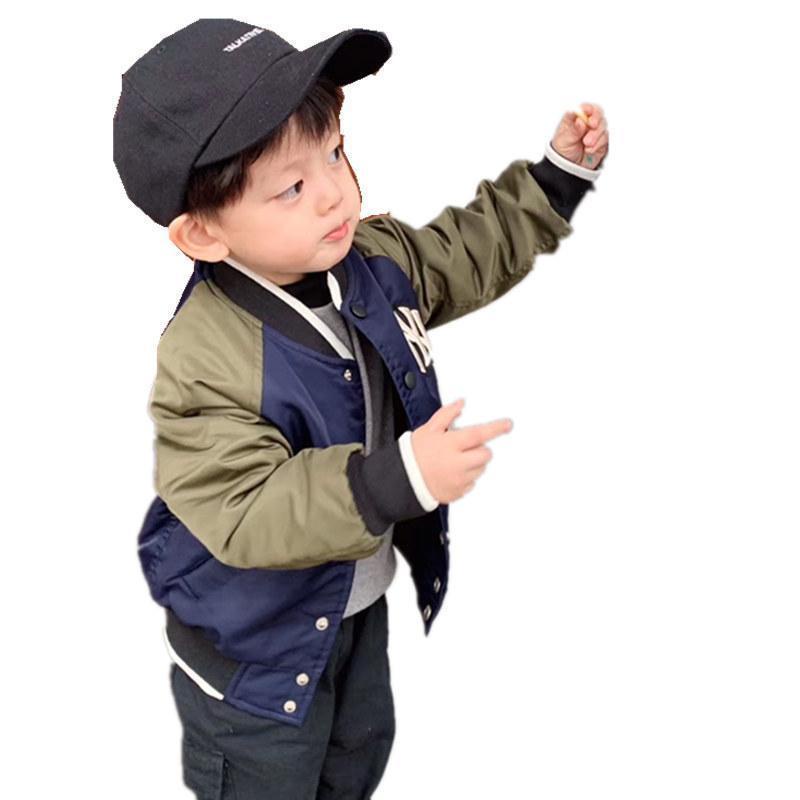 Áo khoác bóng chày phong cách hip hop hợp thời trang cho bé từ 1-10 tuổi
