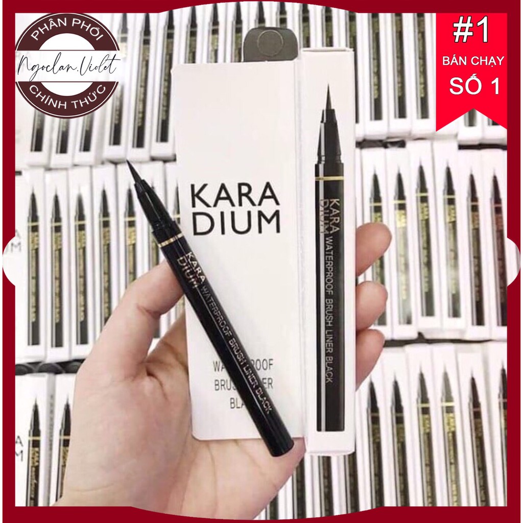 Bút Dạ Kẻ Mắt Karadium WATERPROOF BRUSH LINER BLACK