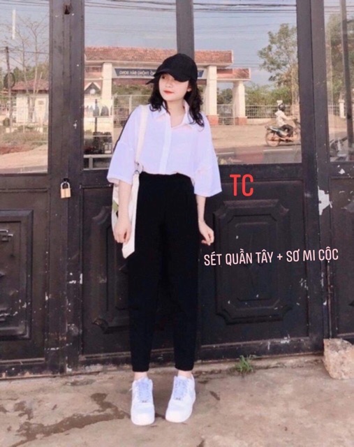 Quần nữ baggy tuyết mưa  dễ mix đồ 892 | BigBuy360 - bigbuy360.vn