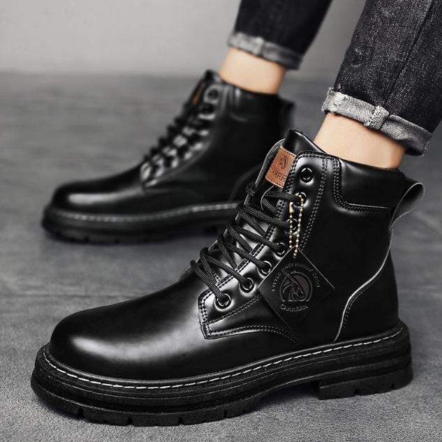 Giày Boot Nam Đế Khâu Màu Vàng và Màu Đen EST GN391 - GN392