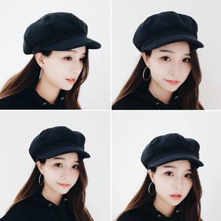 (HÀNG ORDER) Mũ nồi dạ Beret lưỡi chai phong cách Hàn Quốc M140-1