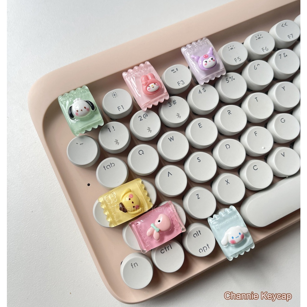 Keycap CANDY Kẹo Siêu Xinh  keycaps lẻ dễ thương
