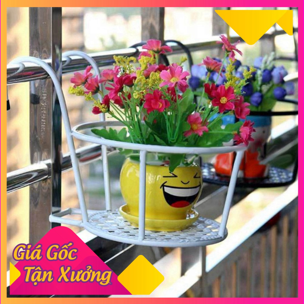 /HOT> FREESHIP Giỏ Treo Chậu Hoa Ban Công Bằng Sắt màu Trắng, đen, nâu - HV Store GIÁ TỐT CHỈ CÓ Ở TIỆN ÍCH SHOP //