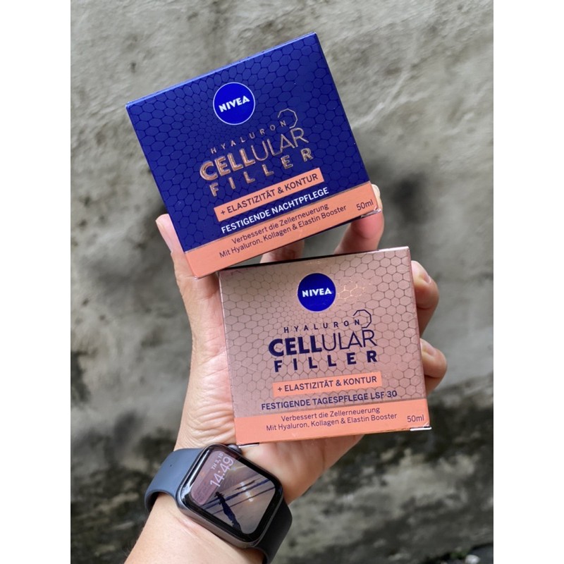 Bộ Kem dưỡng da Nivea Cellular Filler nâng cơ mặt, chống lão hóa, làm đầy nếp nhăn. Xuất Xử Đức.