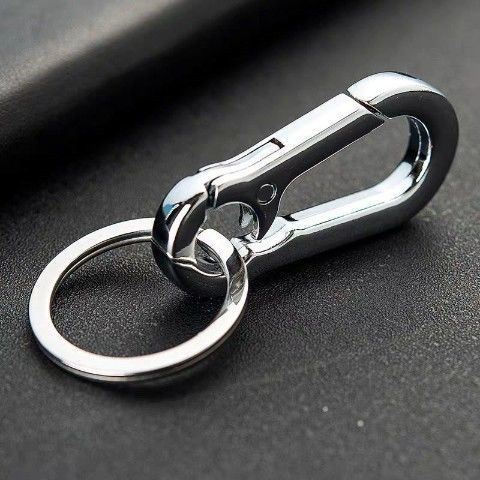 Móc Chìa Khóa Bằng Kim Loại Chống Thất Lạc Kiểu Dáng Đơn Giản Cho Nam Giá Đỡ Hợp Kim Thiết Kế Đơn Giản Tiện Dụng