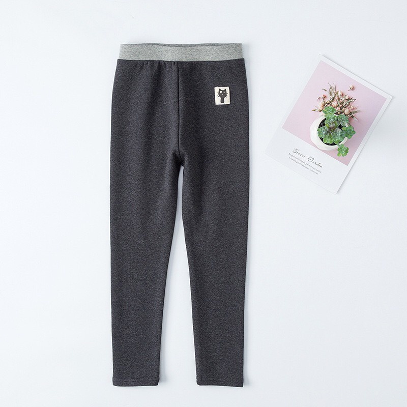 Quần legging chất len tăm cho bé gái 6-45kg mặc thu đông - CAT