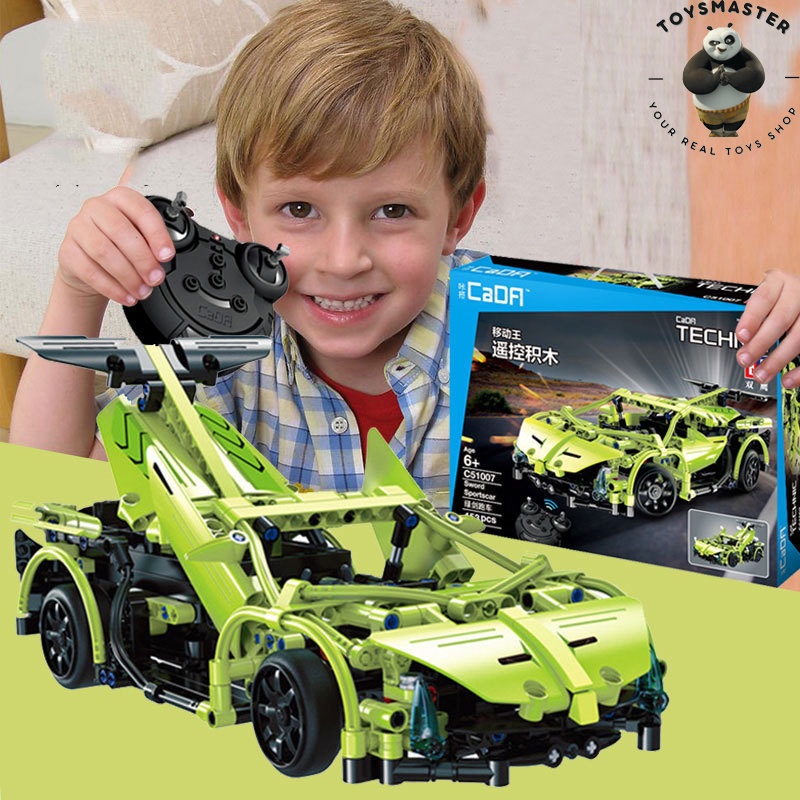 Đồ Chơi Lắp Ráp Kiểu Lego Technic Xe Điều Khiển Từ Xa Siêu Xe Lamborghini Sword Sport Car Model C51007 Với 453 Mảnh Ghép