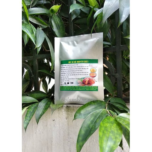 MÀU BỘT BÍ ĐỎ TỰ NHIÊN 50G