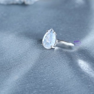 Nhẫn bạc hình giọt nước đá Ánh Trăng Gypsy.lala