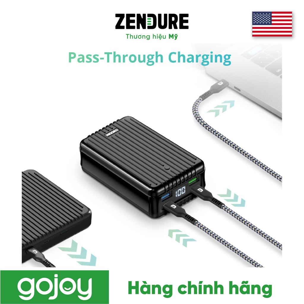 Pin dự phòng 27.000mAh typeC (100W) ZENDURE ZDA8PDP - Bảo hành chính hãng 2 năm