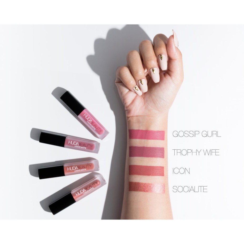 Huda Beauty (Hàng Mới Về) Son Kem Lì Mini Màu Sắc Thời Trang Thương Hiệu Huda | BigBuy360 - bigbuy360.vn