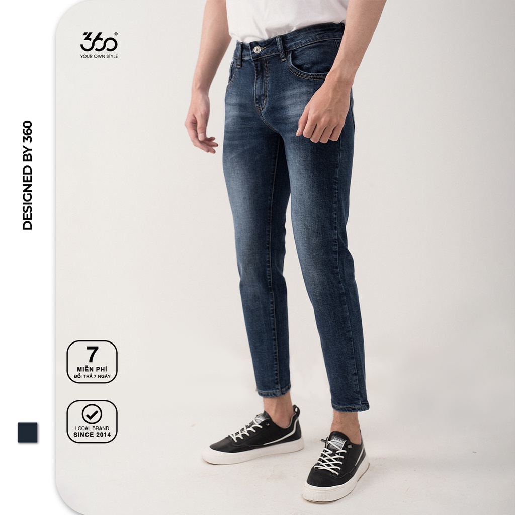 Quần jean nam cao cấp thương hiệu 360 Boutique - QJDTK211 | BigBuy360 - bigbuy360.vn