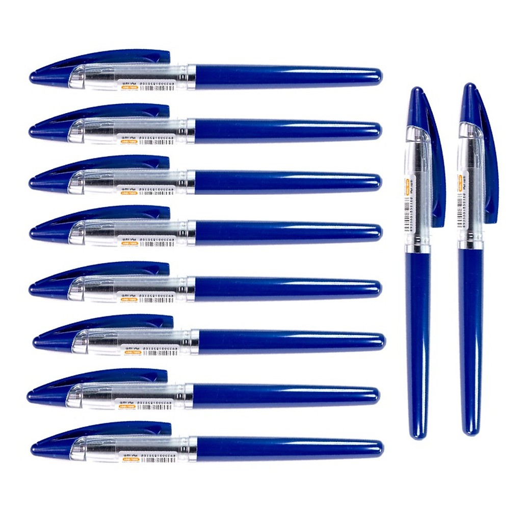 Combo 10 Bút mực nước Gel B Thiên Long GEL-B01- Bút bi gel mực xanh B Master đầu bi 0.6m