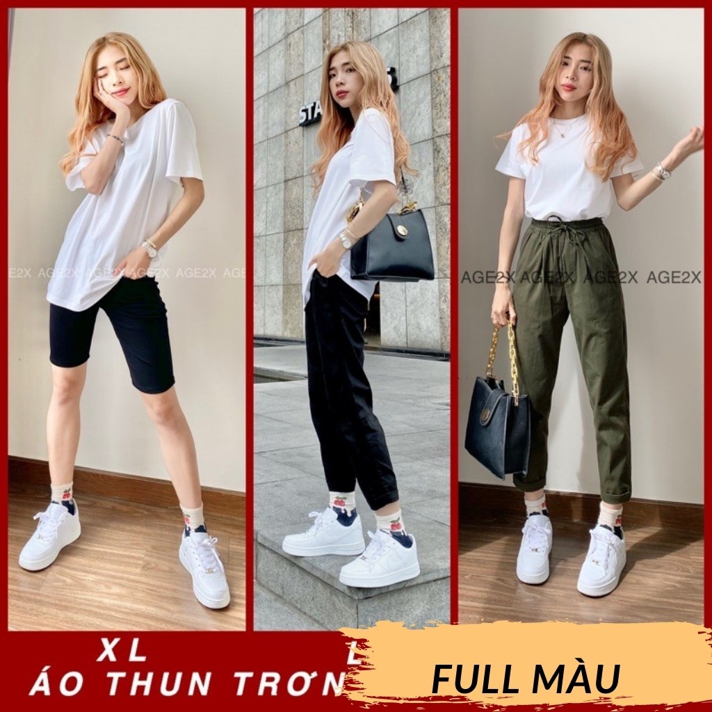 [Mã FAMARAL2 giảm 10K đơn 50K] Áo Thun Áo Phông Nữ Cotton Cao Cấp Basic