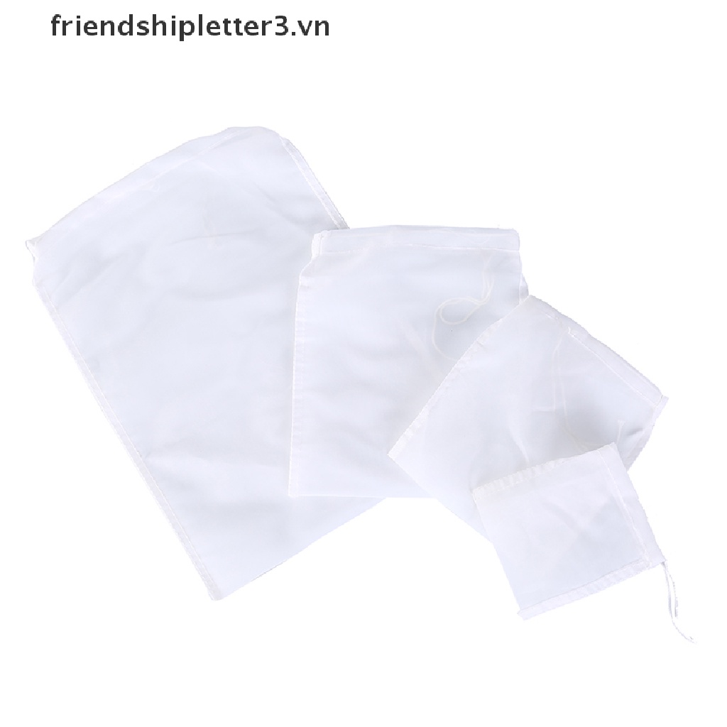 1 Túi Lưới Nylon Đựng Trà Sữa / Thức Ăn / Nước Ép / Rượu / Rượu Tái Sử Dụng 3