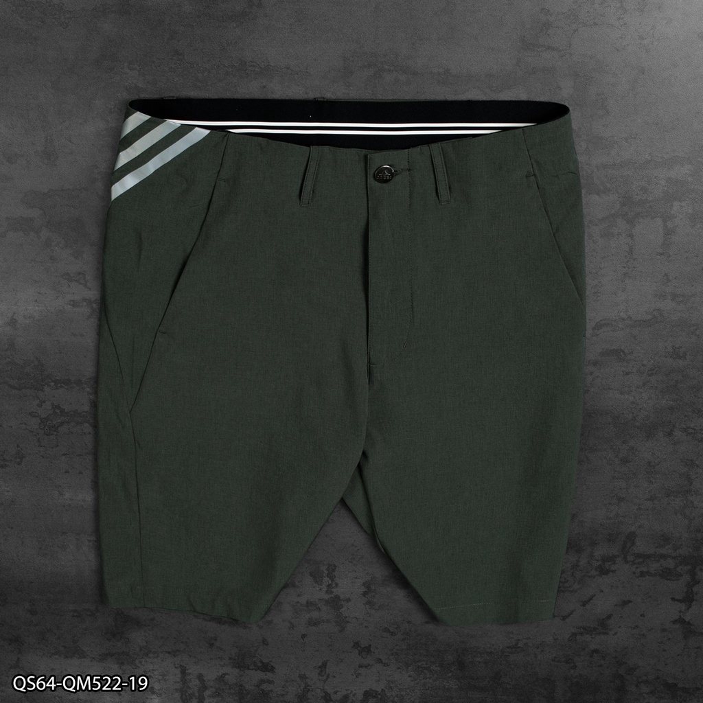 Quần short golf Adidas QS64 - thể thao nam xi dãn xịn in viền lưng VNXK