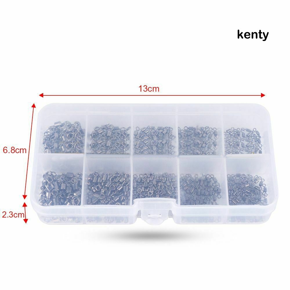 Đồ Chơi KT KT KT Ktam Dễ Thương Xinh Xắn☀Hộp 500 Phụ Kiện Câu Cá Size 4 / 6 / 8 / 10 / 12