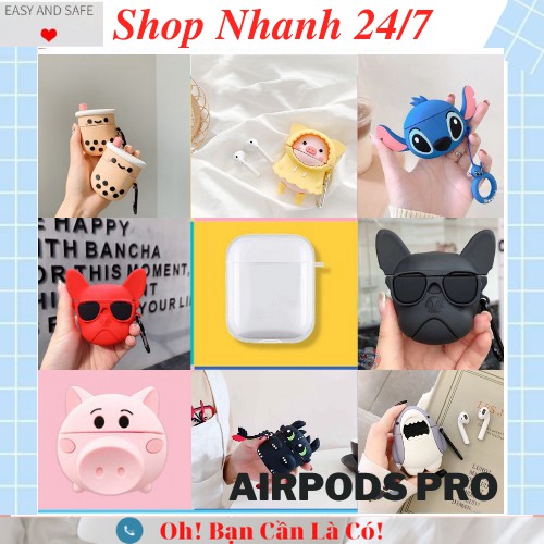 Case vỏ ốp airpod airpods pro  bao đựng tai nghe không dây bluetooth airpods 3 airpod 3/ Pro Hàng Cao Cấp