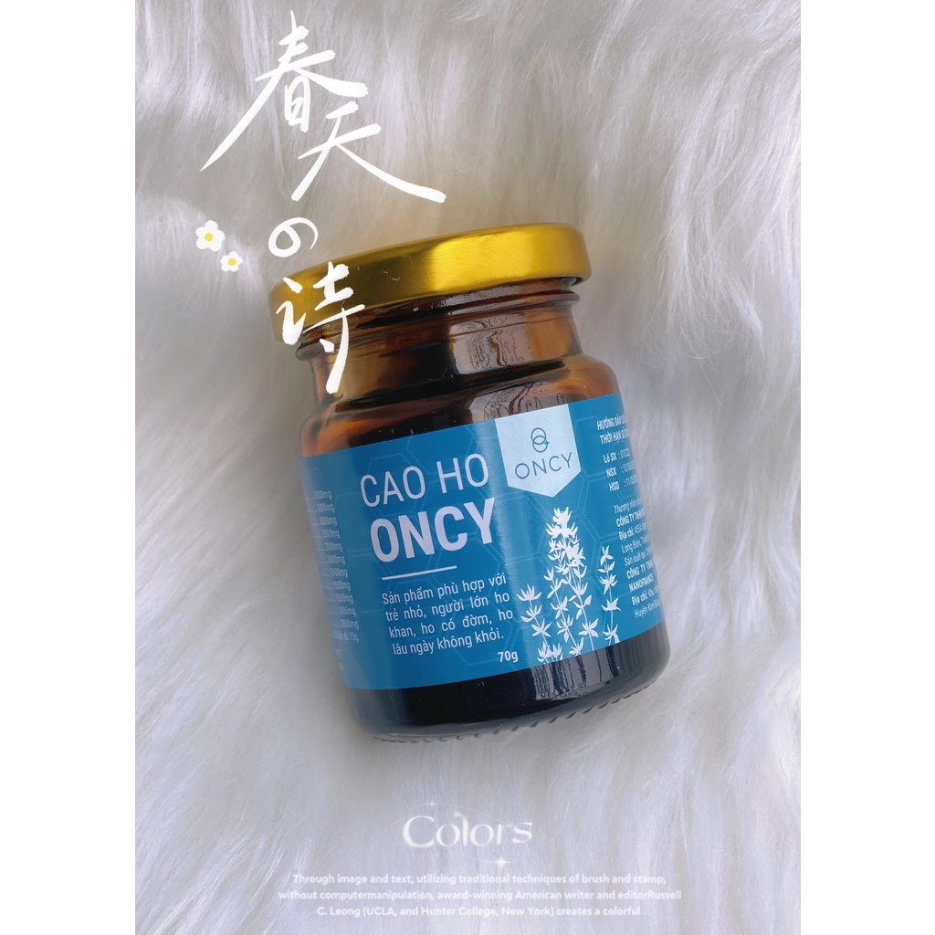 Cao Ho Oncy - Giảm Ho, Tiêu Đờm Combo 2 Hộp - Mua 1 Tặng 1