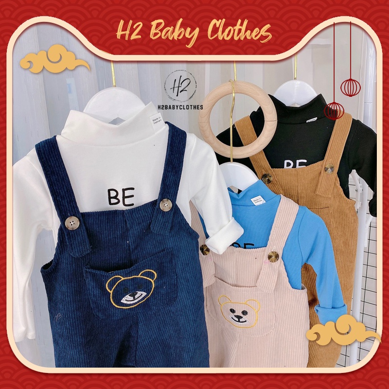 vải nhung tăm kết hợp áo cotton zip cổ lọ siêu cấp dễ thương