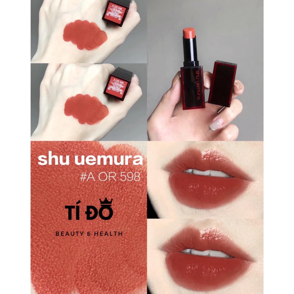 SHU UEMURA - Son Thỏi VỎ ĐEN Rouge Unlimited Matte Lipstick