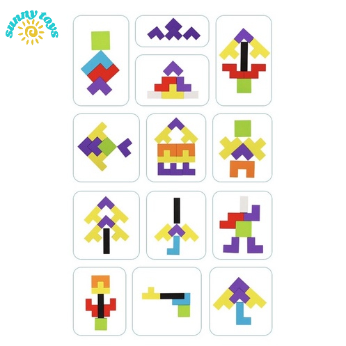 Đồ chơi xếp gạch Terris bằng gỗ- SUNNY TOYS lắp ráp thông minh ,phát triển trí tuệ cho bé