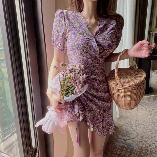 Đầm hoa đuôi cá