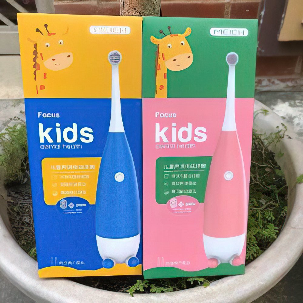 Bàn Chải Điện Bàn Chải Đánh Răng Điện Bàn Chải Điện Trẻ Em Focus Kids Sạch Răng Tiện Lợi Chống Nước Ipx5