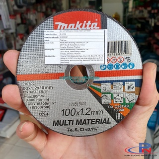 Đá cắt 100mm đa năng Makita E-10702